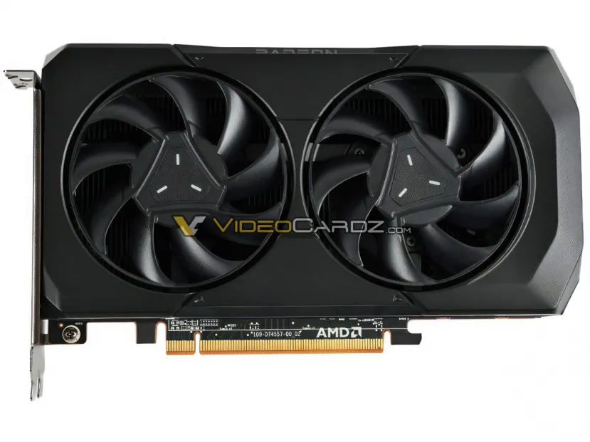 Geeknetic Visto un modelo de referencia de la AMD Radeon RX 7600 con un diseño de 2 ventiladores y menos de 21 cm de largo 1