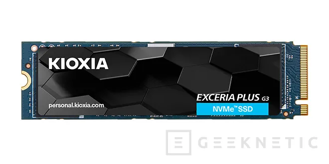 Geeknetic Kioxia presenta los SSD M.2 2280 EXCERIA PLUS G3 hasta un 70% más eficientes que la generación anterior 1