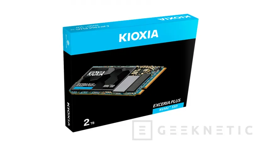 Geeknetic Kioxia presenta los SSD M.2 2280 EXCERIA PLUS G3 hasta un 70% más eficientes que la generación anterior 2