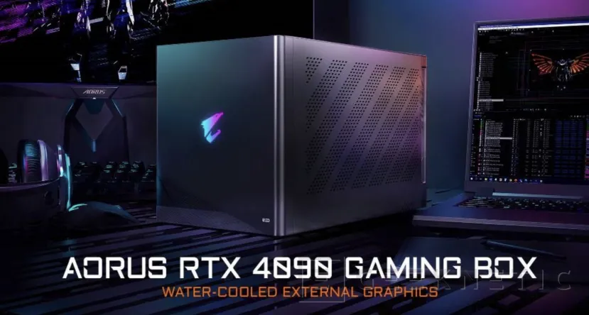Geeknetic AORUS anuncia su GPU Externa Gaming Box con una RTX 4090 refrigerada por agua 1