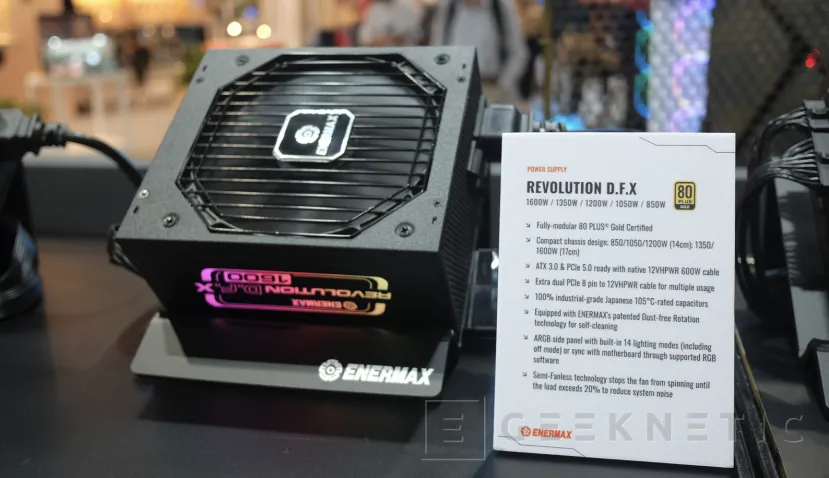 Geeknetic Enermax nos muestra sus nuevas fuentes de alimentación y su tecnología de autolimpieza D.F.X. 5