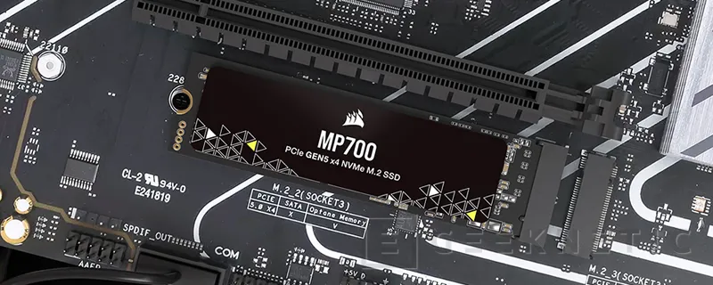 Geeknetic Corsair lanza su MP700 PCIe 5.0 con velocidades de hasta 10.000MB/s 1