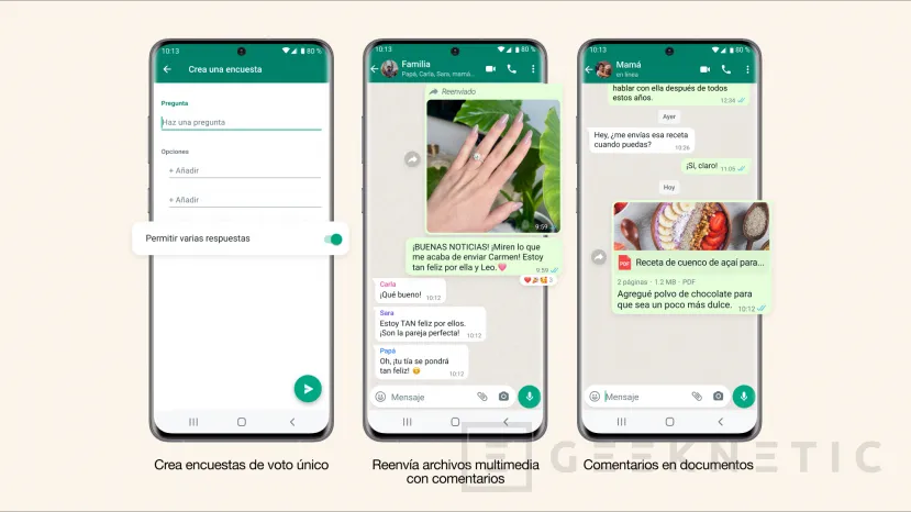 Geeknetic WhatsApp mejora las encuestas con opciones de un solo voto, buscar encuestas y notificaciones de voto 1