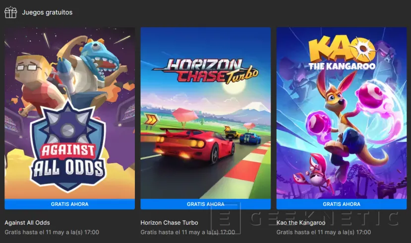 Geeknetic Epic Games regala 3 nuevos juegos, Horizon Chase Turbo, Against All Odds y Kao the Kangaroo pueden ser tuyos gratis 1