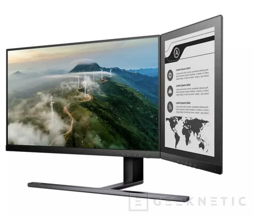 Geeknetic El monitor Philips 24B1D5600 incluye un panel adicional de tinta electrónica 3