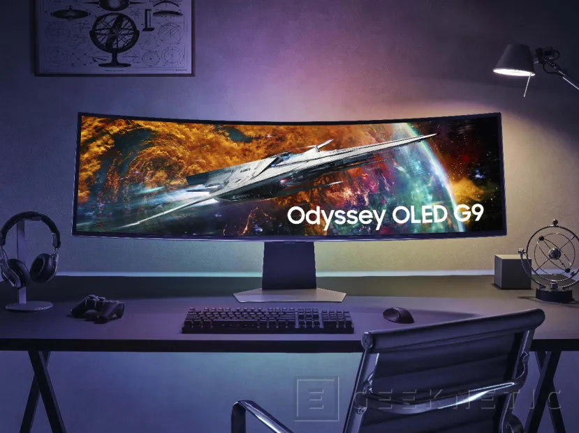 Geeknetic El Samsung Odyssey OLED G9 hace gala de un panel DQHD OLED HDR con FreeSync y 240Hz de refresco 1