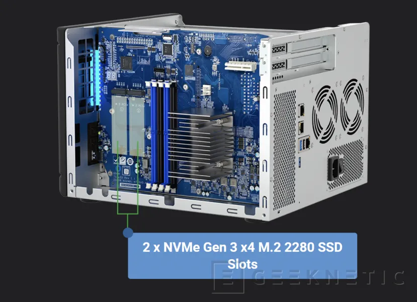 Geeknetic El QNAP TS-855X combina un Intel Atom C515 de 8 núcleos con conectividad 10 GbE 2