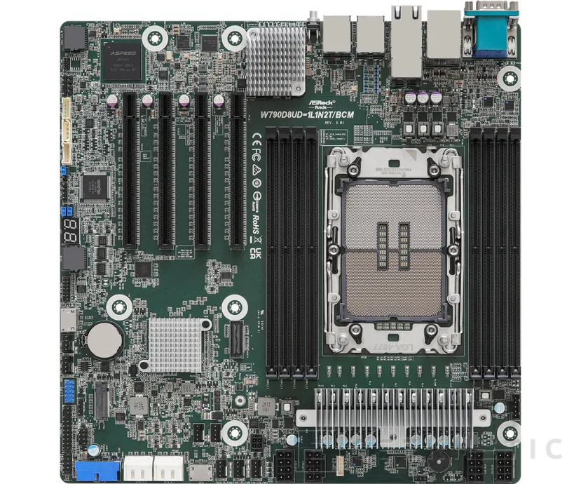 Geeknetic ASRock Rack lanza la primera placa base Deep Micro ATX con chipset W790 1