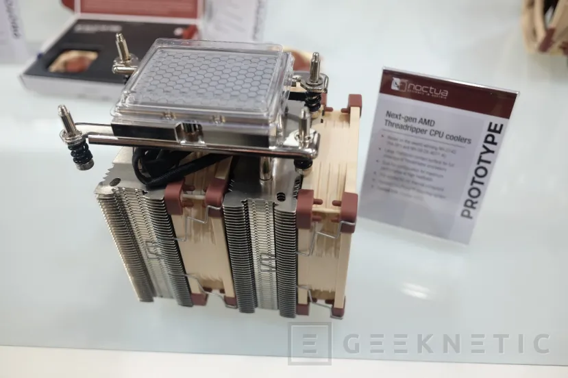 Geeknetic Noctua muestra dos prototipos de disipadores para procesadores AMD Threadripper e Intel Xeon 2