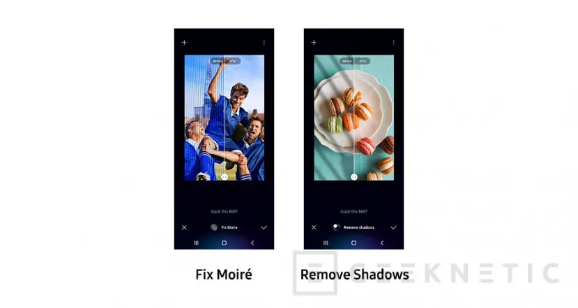 Geeknetic Samsung añade mejoras a las fotografías mediante IA con su nueva App Galaxy Enhance-X 2
