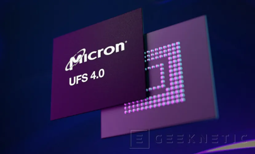 Geeknetic Las nuevas memorias Micron UFS 4.0 con celdas 3D NAND de 232 capas para smartphones superan los 4 GB/s 3