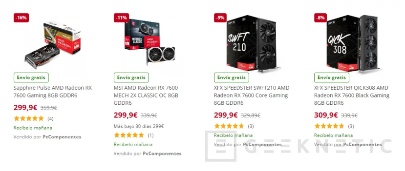 Geeknetic Las AMD Radeon RX 7900 XT se sitúa en los 899 euros y la RX 7600 en los 299 2