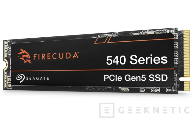 Geeknetic Hasta 10 GB/s de lectura y escritura en los SSD Seagate Firecuda 540 con PCIe 5.0 1