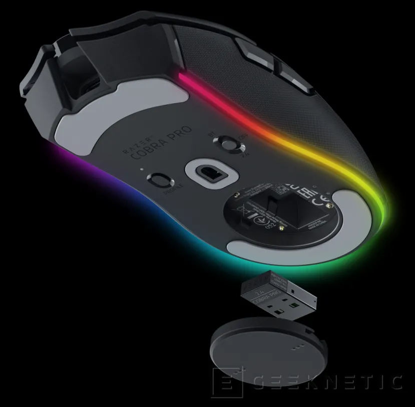 Geeknetic Razer presenta el ratón inalámbrico Cobra Pro con sensor de 30.000 dpi y hasta 4.000 Hz de tasa de sondeo 3