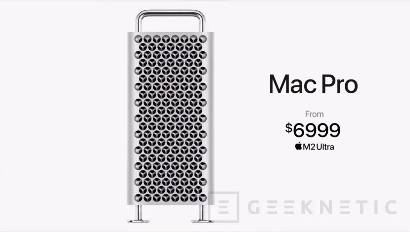 Geeknetic El Mac Pro vuelve a la carga con procesadores Apple M2 Ultra y hasta 192GB de memoria unificada 4