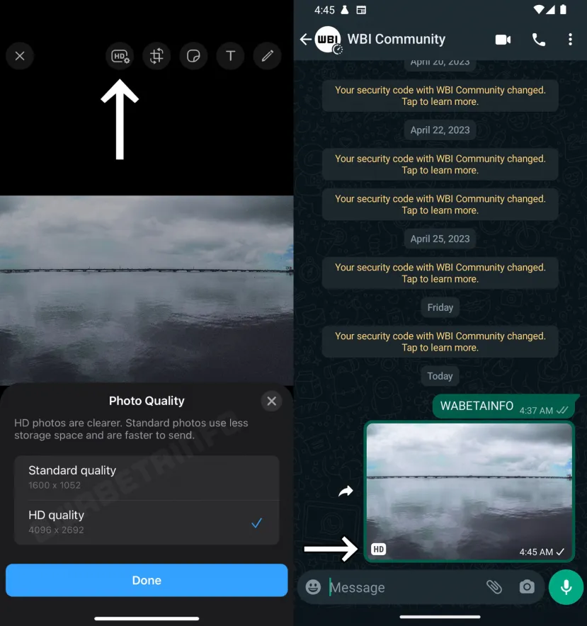 Geeknetic WhatsApp is implementing the sending of images with original quality in the beta version for Android and iOS 1