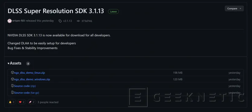 Geeknetic NVIDIA añade DLAA como un modo de DLSS en la última actualización de su SDK 3.1.13 1