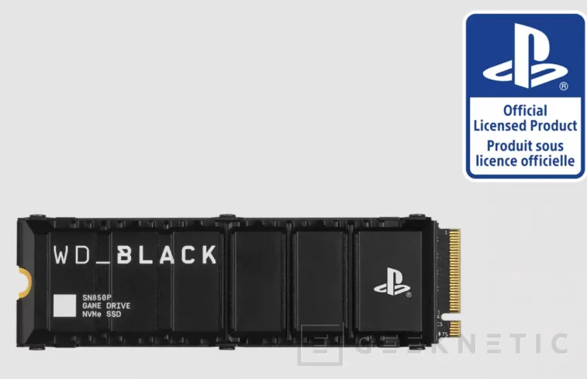 Geeknetic 7.300 MB/s en el SSD M.2 WD Black SN850P con licencia para PlayStation 5 2