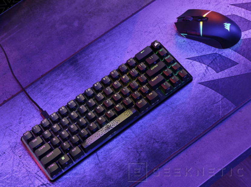Geeknetic El Corsair K65 Pro mini incluye interruptores mecánico ópticos en un tamaño del 65% 1