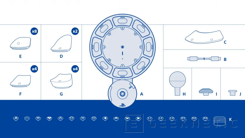 Geeknetic Sony presenta el Access Controller para PlayStation 5, un mando accesible y adaptable con multiples opciones 2