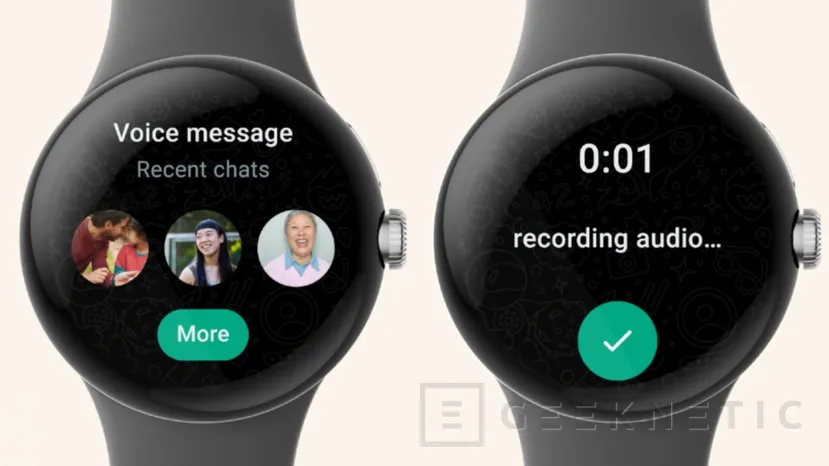 Geeknetic WhatsApp lanza finalmente su aplicación dedicada para WearOS 1