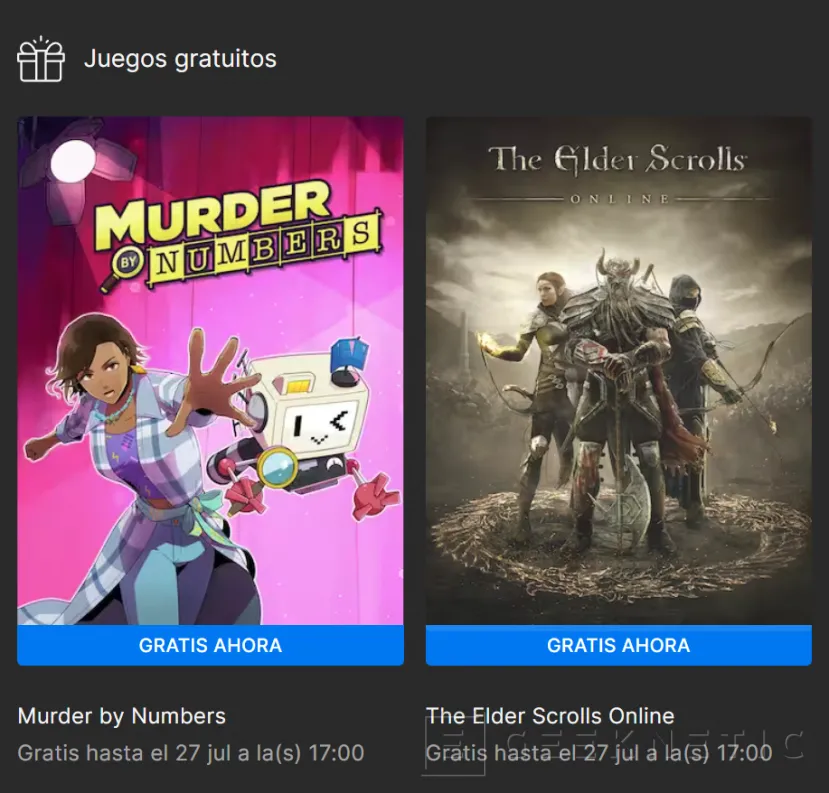 Geeknetic Get The Elder Scroll Online and Murder by Numbers Free This Week at the Epic Games Store 1