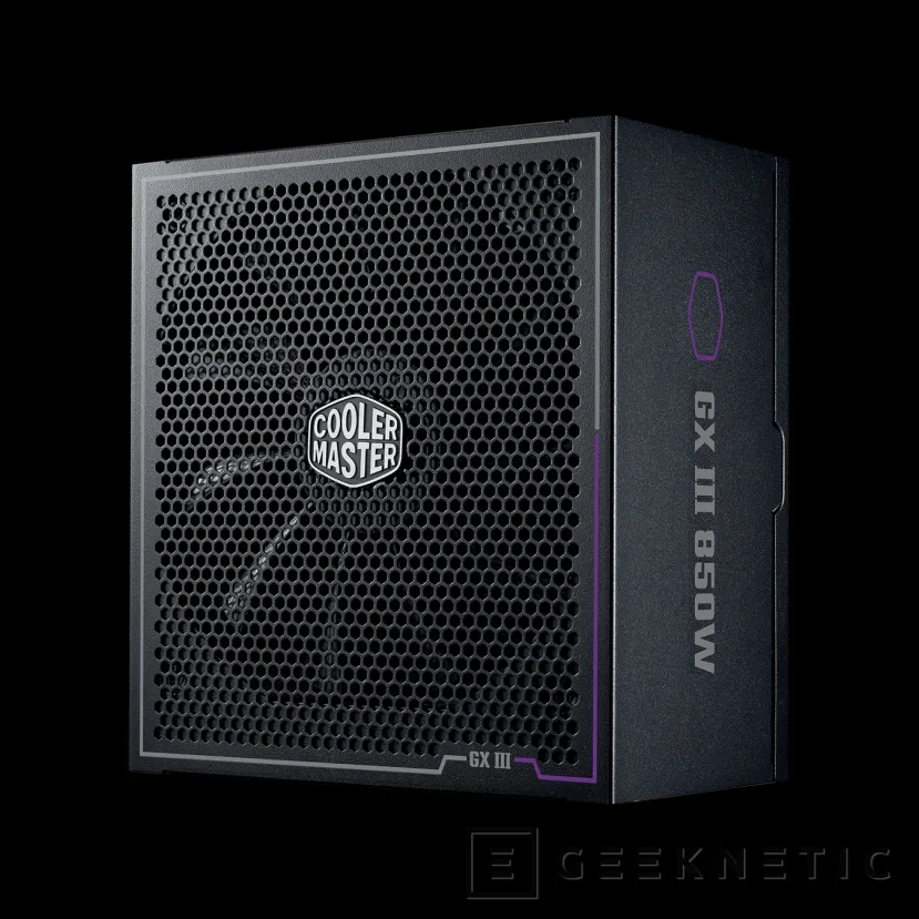 Geeknetic Cooler Master presents GX III sources up to 850 W compatible with ATX 3.0 and with 12VHPWR 1 connector