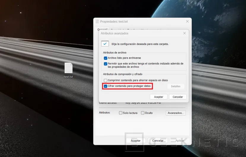 Geeknetic Cómo poner contraseña a una carpeta en Windows 11 10
