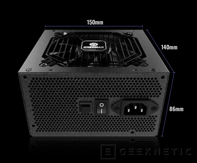 Geeknetic ENERMAX presents its Revolution DFX series with an anti-dust system and up to 1,600 W in only 14 CM depth 2
