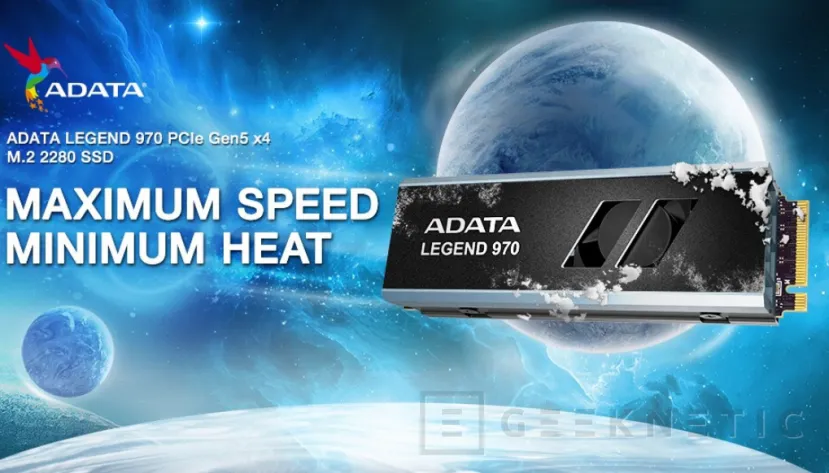 Geeknetic Hasta 10 GB/s de lectura y escritura en los nuevos SSD ADATA Legend 970 con NVMe 2.0 2