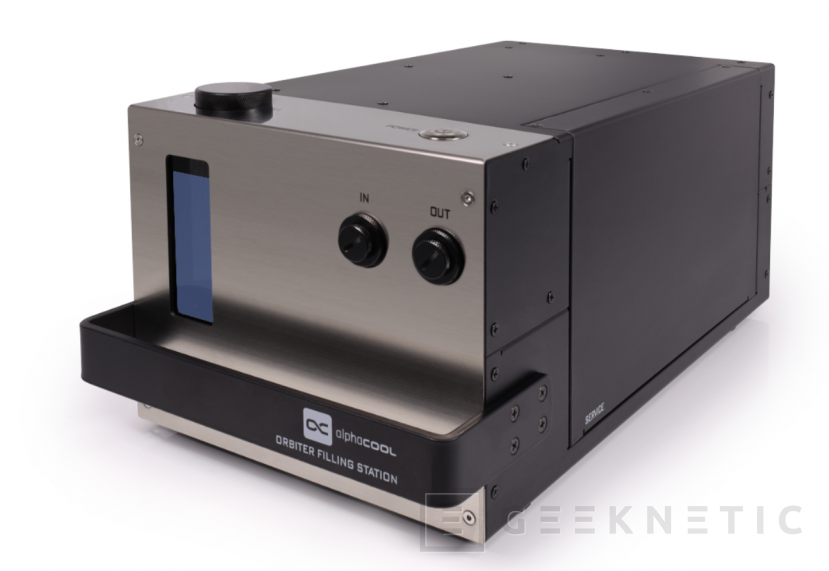 Geeknetic Alphacool ES Orbiter Filling Station: Un módulo con doble bomba para rellenar circuitos de refrigeración líquida 1