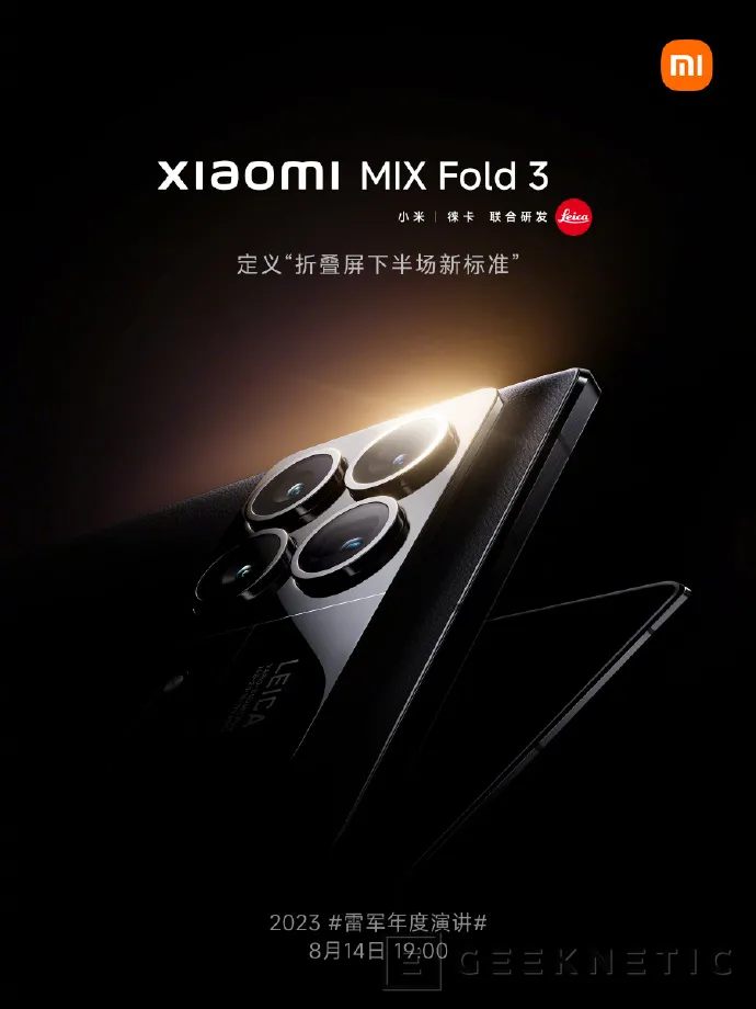 Geeknetic El plegable Xiaomi Mix Fold 3 será el teléfono más delgado de su gama 1