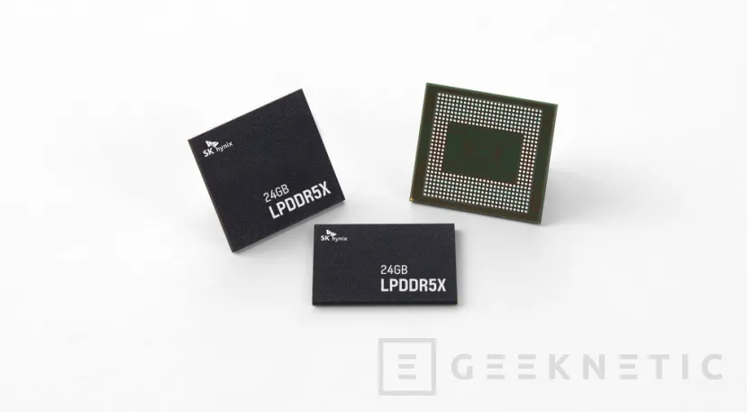 Geeknetic SK Hynix ha comenzado la producción en masa de su memoria de 24 GB LPDDR5x 1