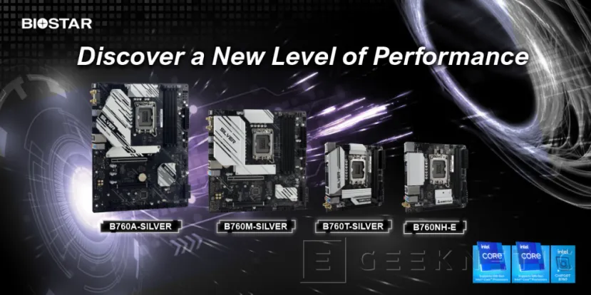 Geeknetic BIOSTAR anuncia 4 nuevas placas con chipset Intel B760, PCIe 5.0 y hasta 192 GB de RAM DDR5 1