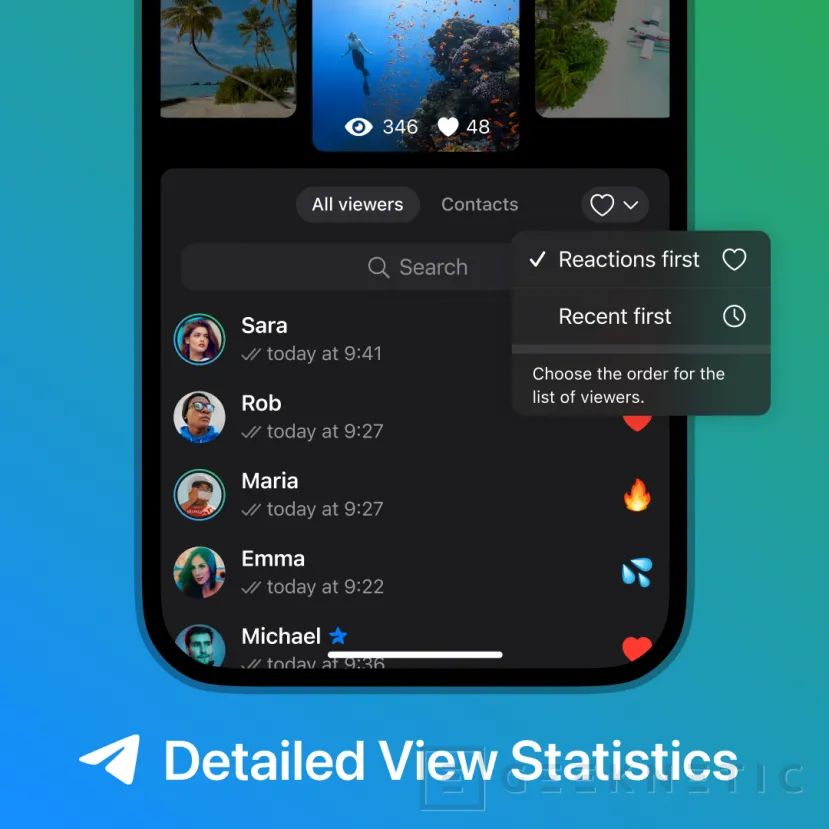 Geeknetic Telegram añade las Stories para todos, además de completas funciones de edición, privacidad y estadísticas para ellas 4