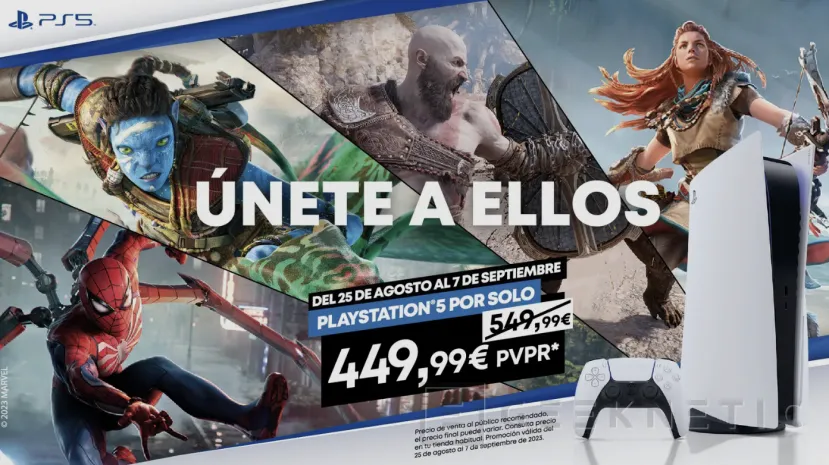 Geeknetic Sony Rebaja 100 euros la PlayStation 5 por la Vuelta al Cole 1