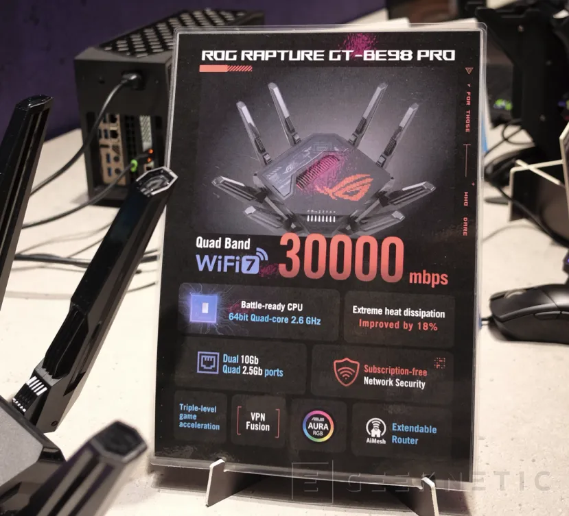 Geeknetic El ASUS Rapture GT-BE98 Pro alcanza 30 Gbps de velocidad con WiFi 7 4