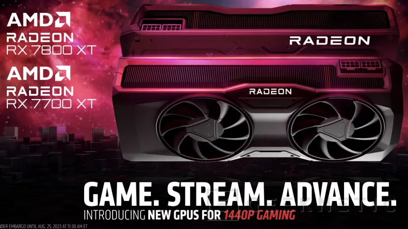 Geeknetic AMD anuncia las Radeon RX 7800 XT y RX 7700 XT para Gaming 1440p desde 489 euros 1