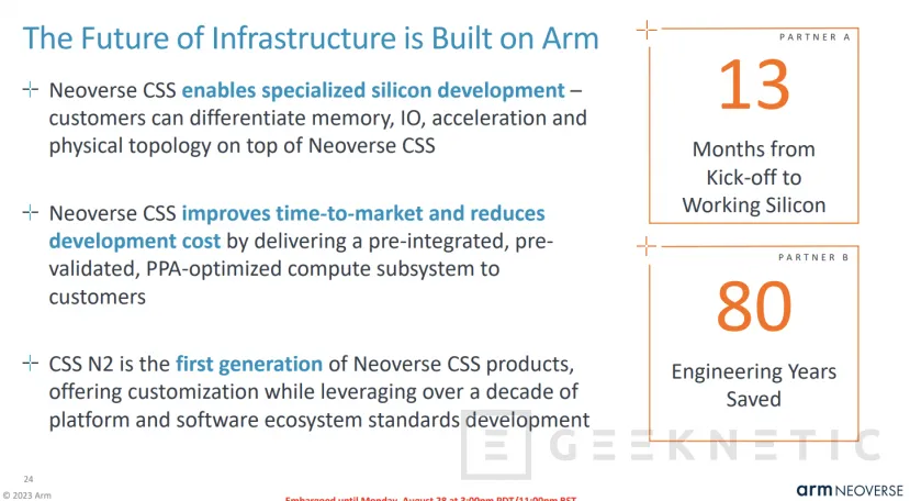 Geeknetic ARM Neoverse CSS N2 : Así Permite Crear un Chip Personalizado en 13 meses 17