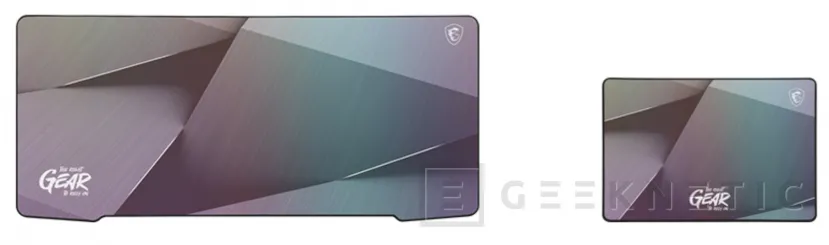 Geeknetic MSI combina tela y cristal en sus nuevas alfombrillas AGILITY Gleam Edition 3