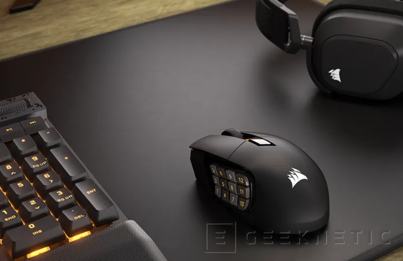 Geeknetic El ratón Corsair Scimitar Elite y sus 16 botones personalizables se pasan a la tecnología inalámbrica 2