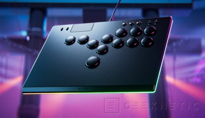 Geeknetic Razer ha presentado el mando arcade Kitsune con interruptores ópticos y botones de dirección 2