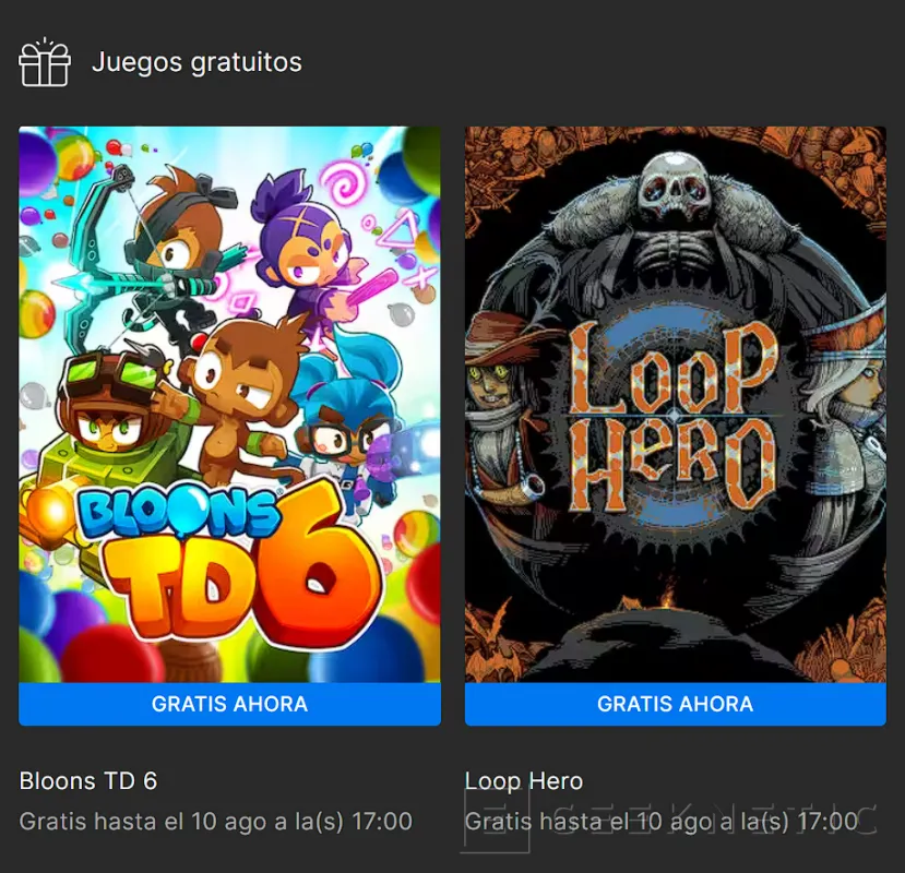 Geeknetic Disponibles Gratis dos nuevos juegos, Bloons TD 6 y Loop Hero, en la Epic Games Store 1