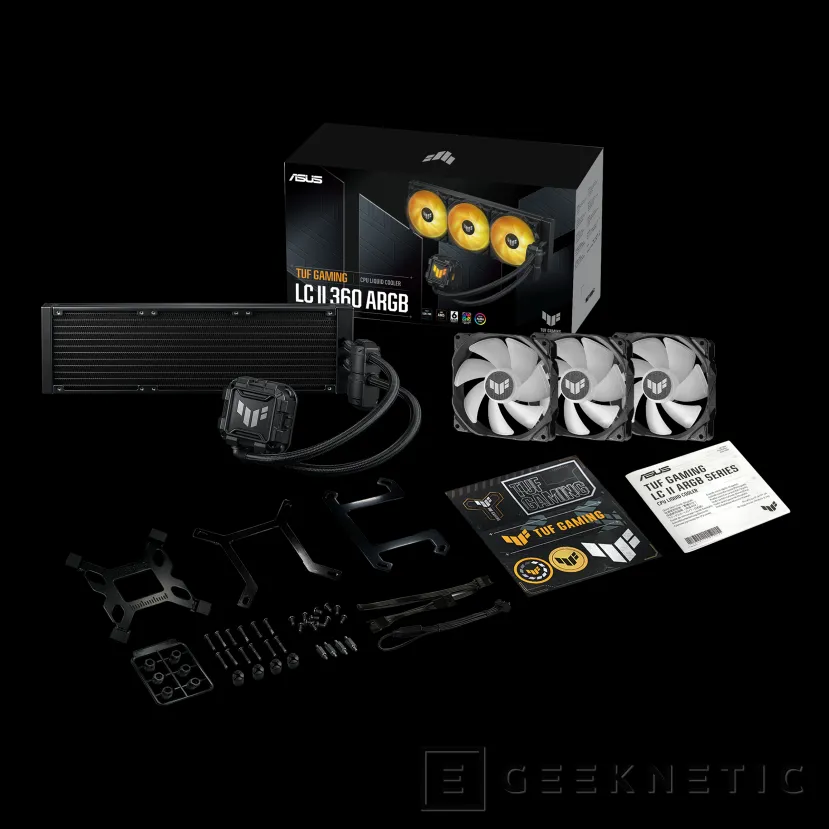 Geeknetic ASUS presenta su nueva RL TUF Gaming LC II 360 ARGB AIO con nueva iluminación ARGB de Gen 2 1