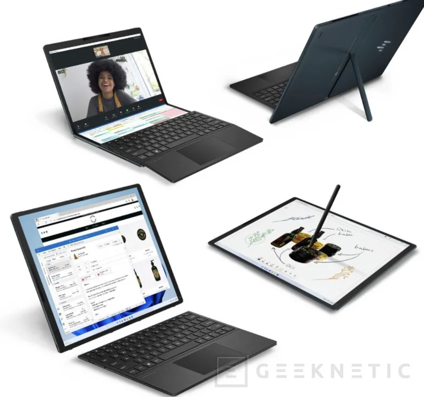 Geeknetic HP también adopta una pantalla plegable en su portátil Spectre Foldable. Costará 4.999 dólares 4