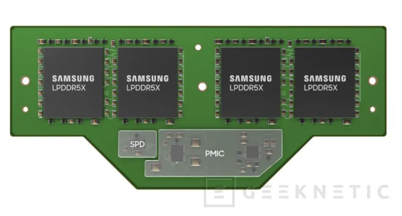 Geeknetic Los primeros módulos de RAM LPCAMM de Samsung llegarán en 2024 y serán un 60% más pequeños 1