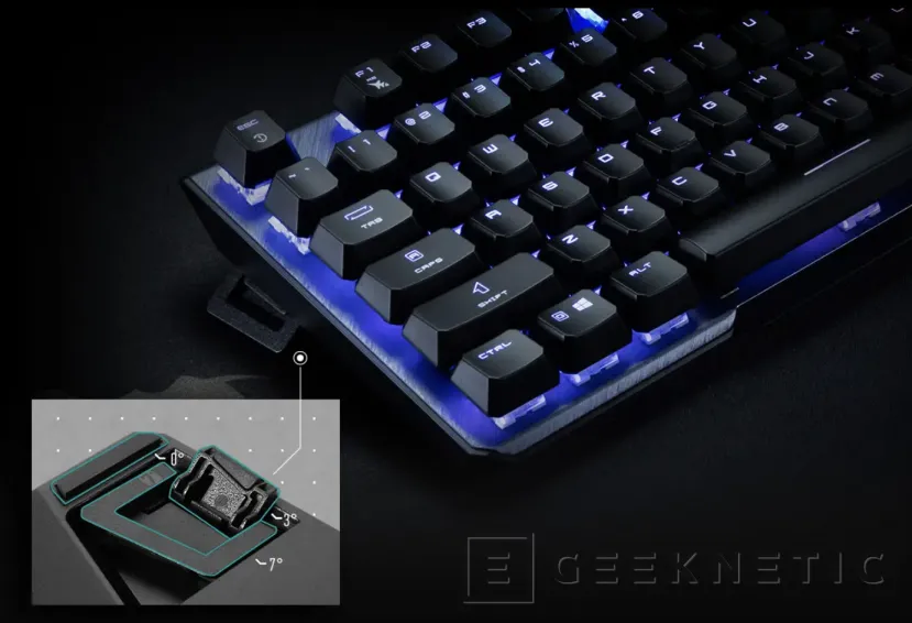 Geeknetic Nuevos teclados mecánicos MSI VIGOR GK50 Elite TKL en formato compacto 2