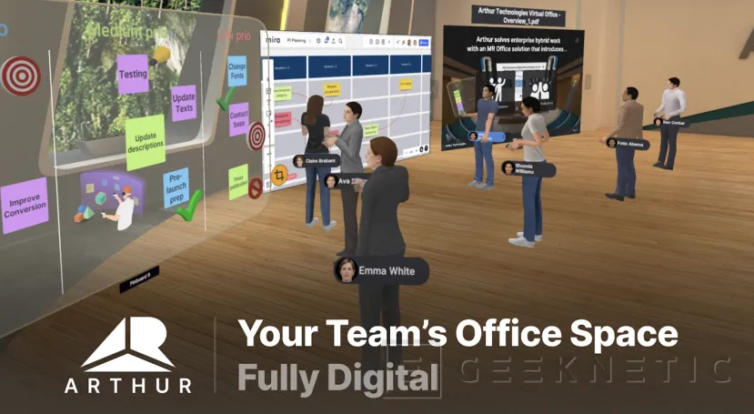 Geeknetic Arthur: Una Oficina Virtual que permite un Teletrabajo más Real y Colaborativo con VR 1