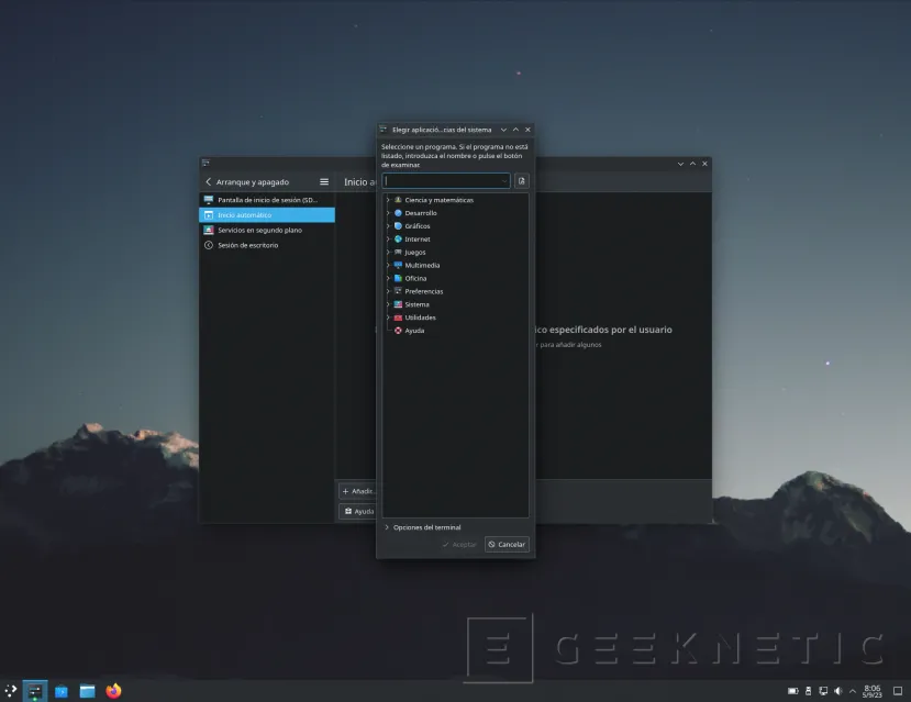 Geeknetic Linux: Cómo iniciar un programa al encender el PC 6