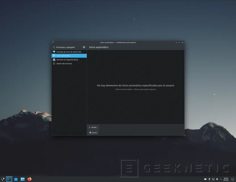 Geeknetic Linux: Cómo iniciar un programa al encender el PC 4
